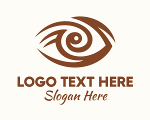 Optometrist - Ethnic Tribal Eye logo design