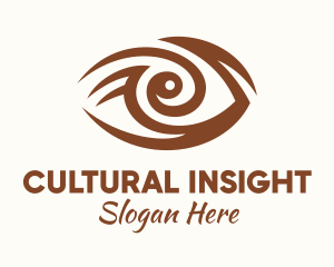 Ethnic Tribal Eye logo design