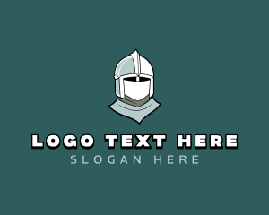 Investment Firms - Medieval Knight Helmet logo design