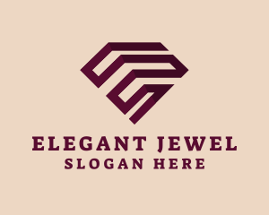 Luxe Diamond Jeweler logo design