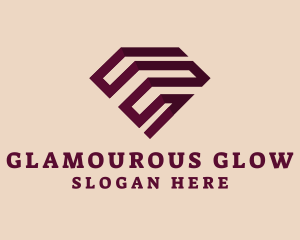Glamourous - Luxe Diamond Jeweler logo design