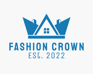 Royal Crown House Real Estate  logo design