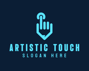 Hand Power Technology logo design