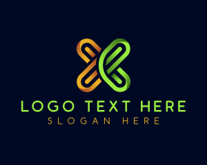 Futuristic - Digital Software Application logo design