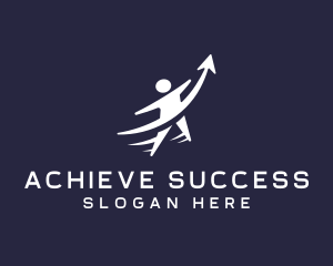 Leadership Arrow Success logo design