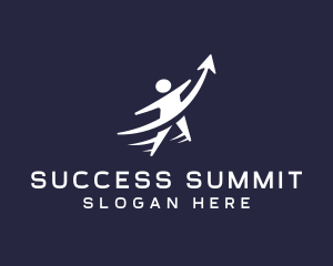 Leadership Arrow Success logo design