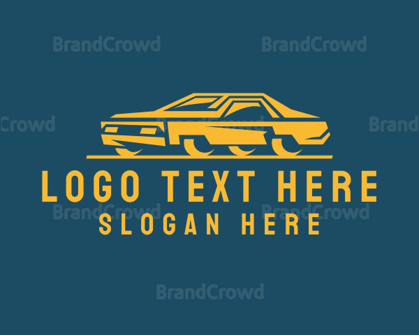 Modern Futuristic Sportscar Logo