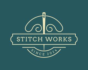 Tailor Needle Sewing logo design