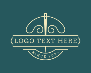 Stitching - Tailor Needle Sewing logo design