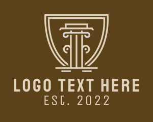 Protection - Pillar Insurance Protection logo design