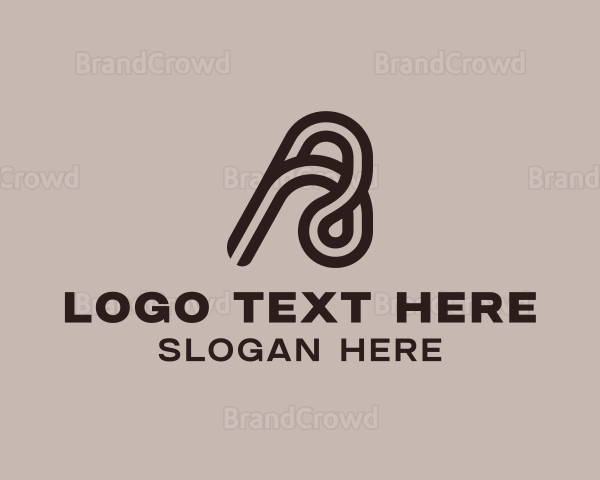 Knot Business Letter A Logo
