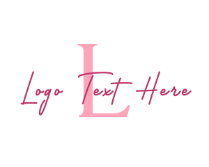 Influencer - Feminine Fashion Brand logo design