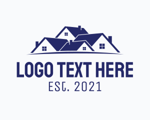 Home Lease - Residence Home Realtor logo design