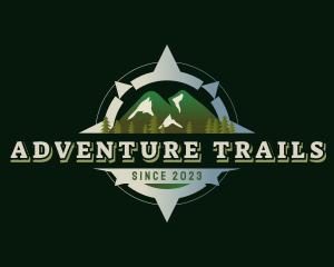 Compass Mountain Adventure logo design