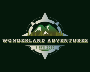 Compass Mountain Adventure logo design