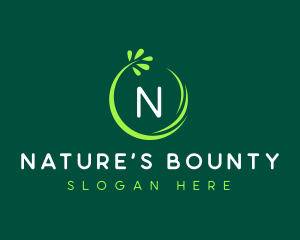 Nature Leaf Business logo design