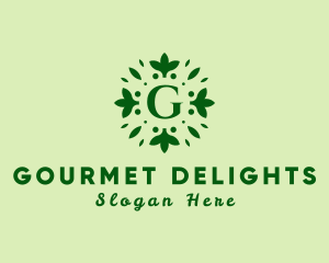 Natural Leaf Gourmet logo design