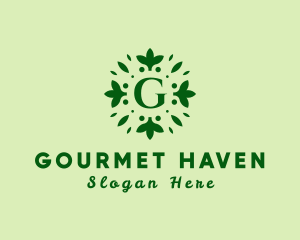 Natural Leaf Gourmet logo design