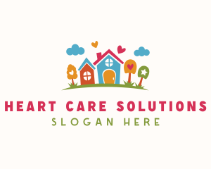 Preschool Kindergarten Daycare logo design