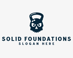 Skull Kettlebell Weights  Logo