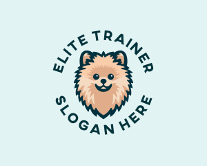 Pomeranian Dog Grooming logo design