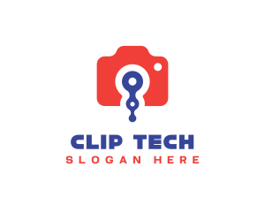 Circuit Tech Camera logo design