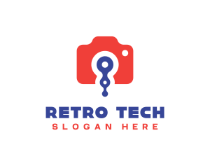 Circuit Tech Camera logo design