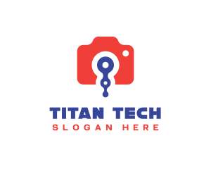 Circuit Tech Camera logo design