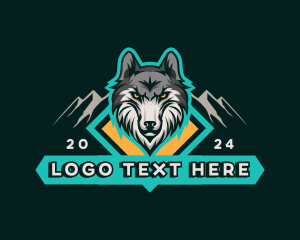 Wolf - Mountain Wolf Gaming logo design