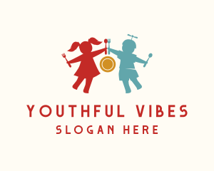 Youth - Children Feeding Charity logo design