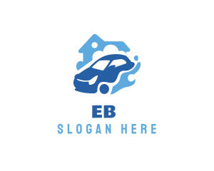 Sanitation - Home Car Wash Cleaning logo design