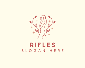 Sexy Nude Female Body Logo