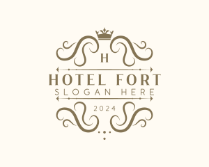 Crown Royal Hotel  logo design