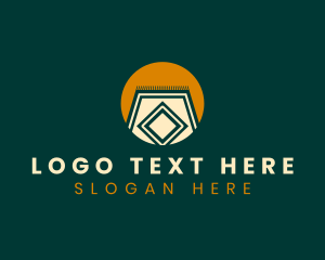 Flooring - Rug Carpet Decor logo design