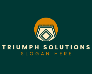 Flooring - Rug Carpet Decor logo design