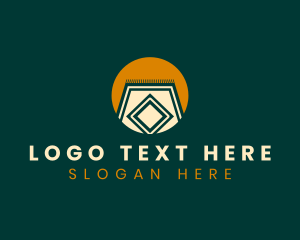 Interior Design - Rug Carpet Decor logo design