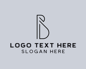 Letter B - Bowling Tech Software logo design