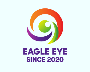 Colorful Eye Clinic logo design