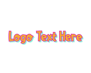 Friendly - Playful Kiddie Wordmark logo design