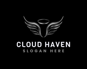 Heaven - Heavenly Angel Wings logo design
