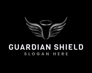 Guardian - Heavenly Angel Wings logo design