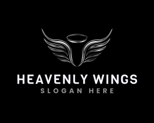 Heavenly Angel Wings logo design