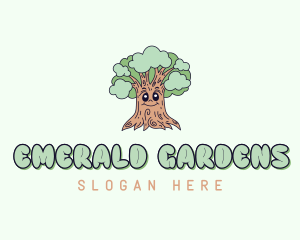 Nature Tree Gardening logo design