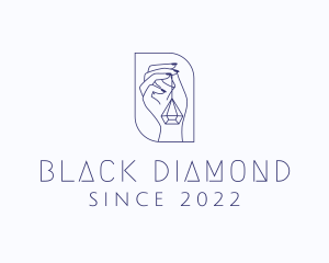 Diamond Crystal Boutique logo design