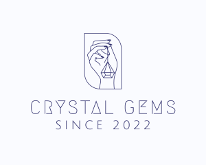 Diamond Crystal Boutique logo design