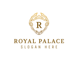 Elegant Royal Nature Shield logo design