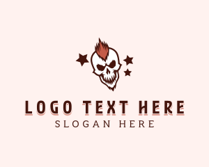 Rock Band - Rock Band Skull logo design