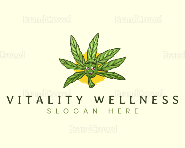 Cannabis Marijuana Leaf Logo