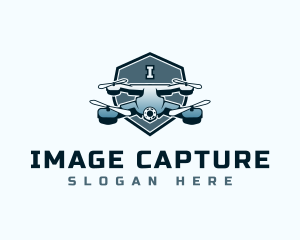 Capture - Drone Camera Quadcopter logo design