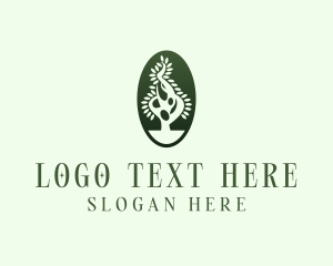 Sustainable - Tree Nature Therapy Wellness logo design